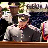 Ejército sancionará a nieto militar de Pinochet por discurso en exequias