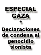 Especial Gaza. Ingresa al sitio: http://www.fdlpalestina.org/