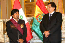 Relación de Bolivia y Perú, en caída libre