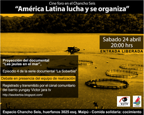 Chile: INVITACIÓN a ciclo de cine-foro "América Latina lucha