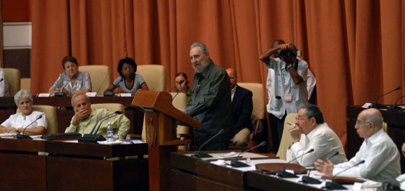 Mensaje a la Asamblea Nacional del Comandante en Jefe Fidel Castro Ruz