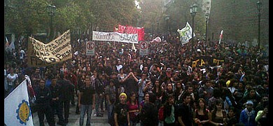 20 mil estudiantes en la calle: Una movilización contra la desigualdad