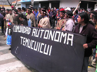 Comunicado publico Ante gigantesco allanamiento realizado en Temucuicui