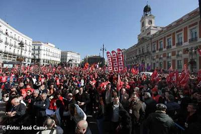 La clase obrera española va a la Huelga General y devuelve el golpe antipopular del gobierno de Rajoy
