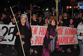 Reclaman libertad de presos mapuches en huelga de hambre